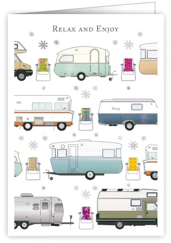 Happy Camper, Greeting Card