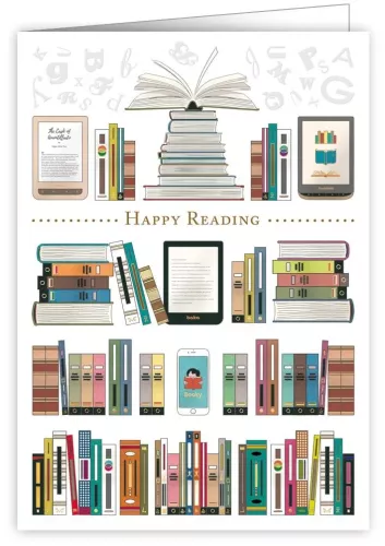 Happy Reading, Greeting Card