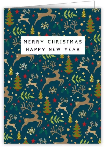 Xmas Pattern, Greeting Card