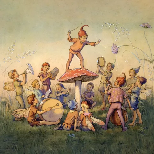 Golden Days elf orchestra, Greeting Card