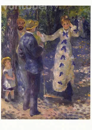 The Swing (1876), Postcard