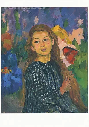 Portrait of Ottilia Giacometti (1912), Postcard