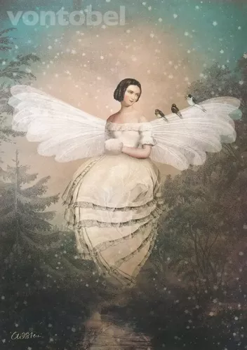 The Snow Moth (2022), Greeting card