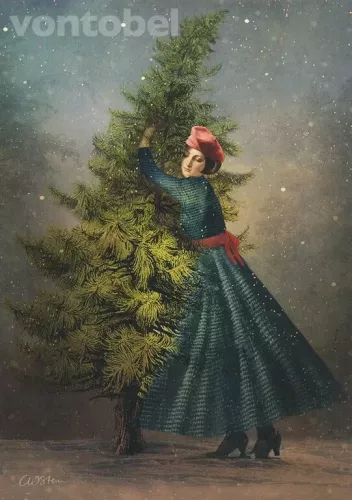 The Christmas Tree (2021), Greeting card