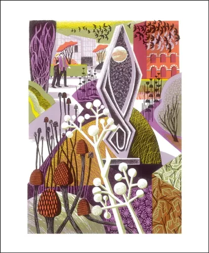 Ascending Forms, Greeting Card