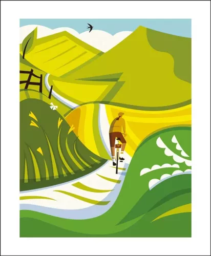 Lost Lanes North, Greeting Card