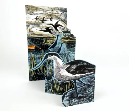 Avocets at Blakeney, Greeting Card