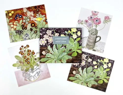 Angie Lewin postcard pack