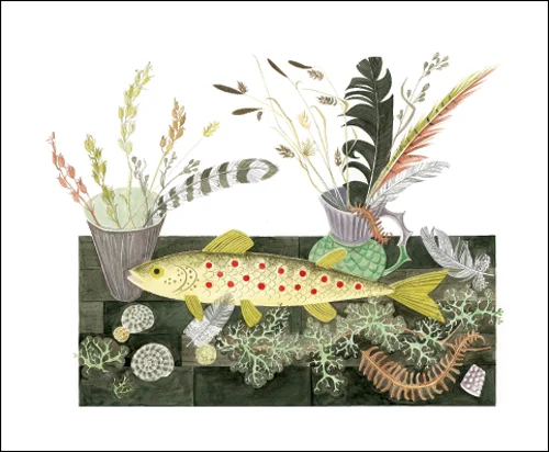 Emily's Fish, Greeting Card
