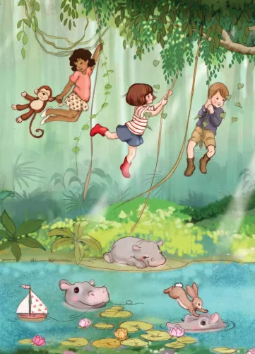 Hippo Lake, Postcard