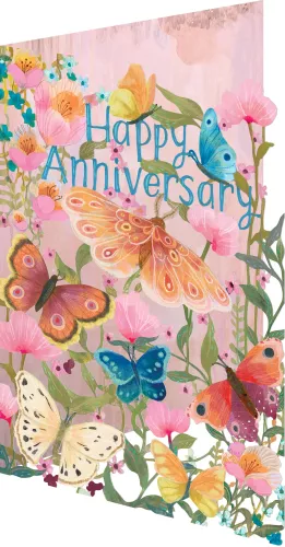 Dreamland Butterflies Anni Lasercut Card