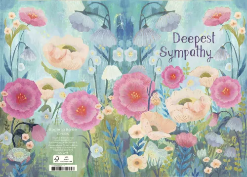 Peaceful Flowers Greeting Card