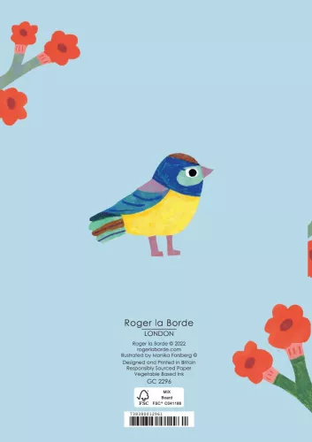 Colourful Birds Greeting Card