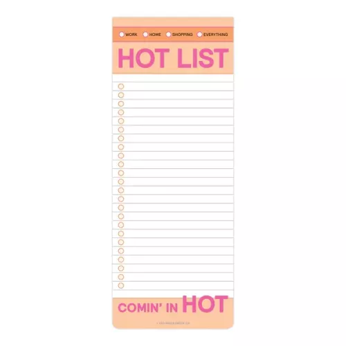Hot List Make-a-List Pad