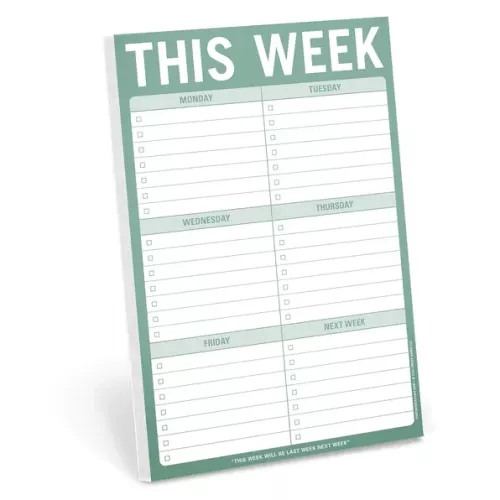 This Week Pad (Sage Green)