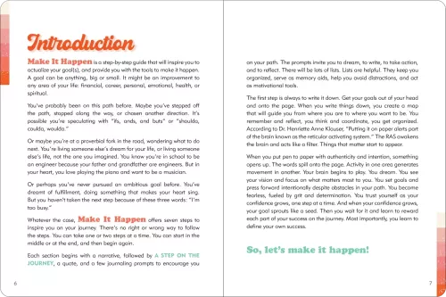 Interactive Journal Make It Happen