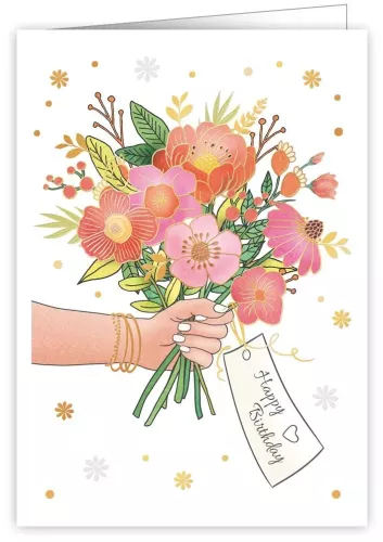 Flower Bouquet, Greeting Card