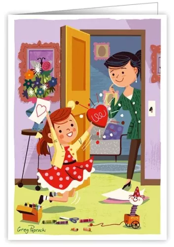 Valentine Wonderland, Greeting Card