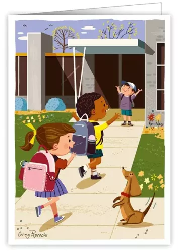Wonderland School, Greeting Card