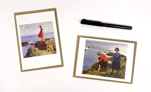 By the Shore & A Dark Pool, Notebook Wallet