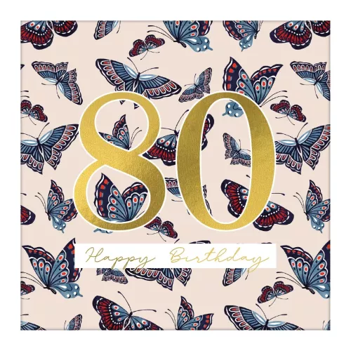 80 Sakura Butterflies, Greeting Card