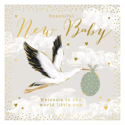 New Baby Stalk, Greeting Card