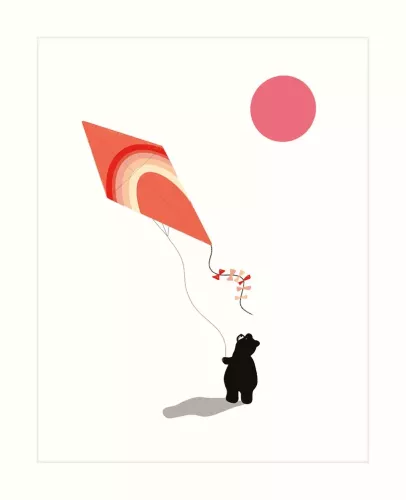 Bear & Kite, Greeting Card