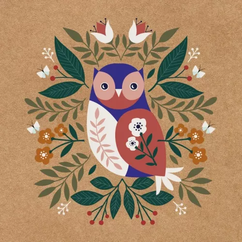 Owl, Greeting Card