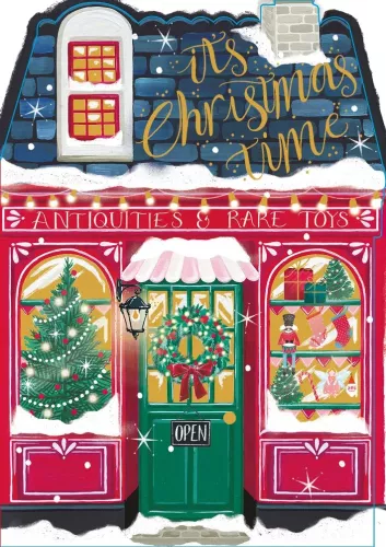 Christmas Time Rare Toys, Greeting Card