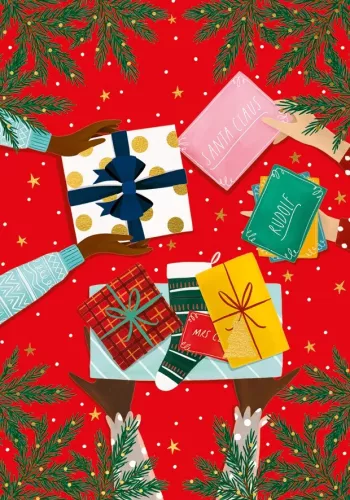 Christmas Presents, Greeting Card