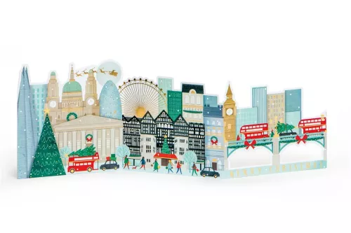 London At Christmas, 3D Greeting Card