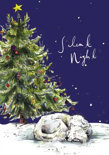 Silent Night , Greeting Card