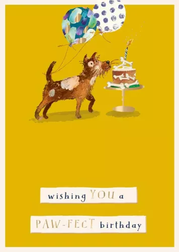 Paw-fect Birthday, Wilf And Alfie, Greeting Card