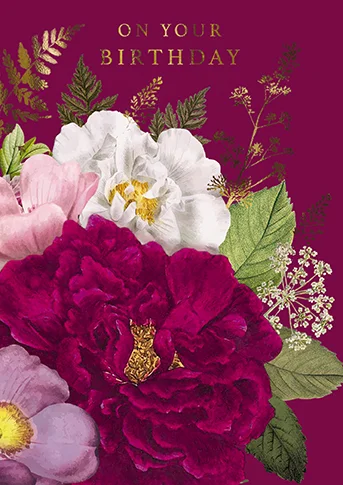 On Your Birthday, A Year In The Garden, Greeting Card