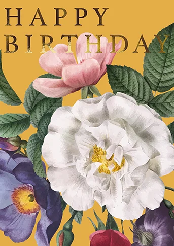 Happy Birthday, A Year In The Garden, Greeting Card