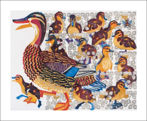 A Dozen Ducklings, Greeting Card