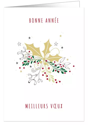 Holly, Greeting Card