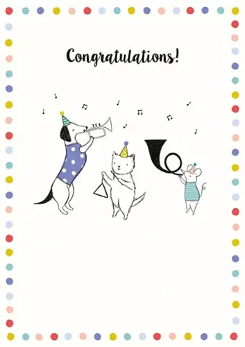 Congratulations, Call Me Frank, Greeting Card