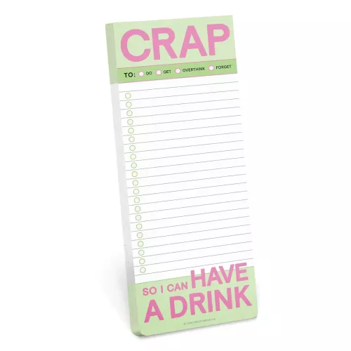 Crap Make-a-List Pad