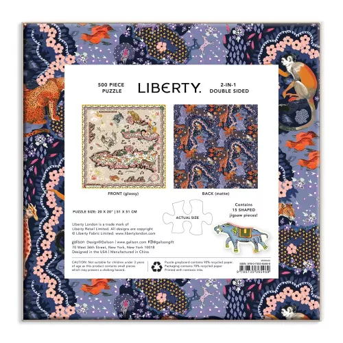Liberty London Maxine Double-Sided 500 Piece Puzzle