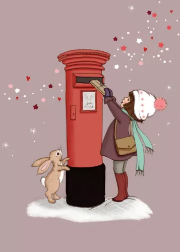 Post Box, Postcard