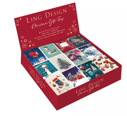 Display of Contemporary Gift Tags, 96 packs