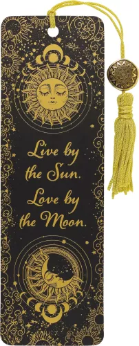 Live By The Sun, Love By The Moon Beaded Bookmark