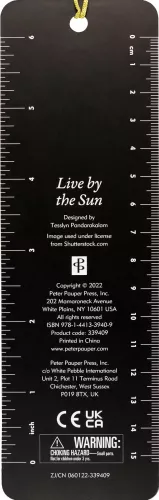 Live By The Sun, Love By The Moon Beaded Bookmark