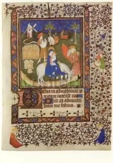 The Flight into Egypt (c. 1420), Postcard
