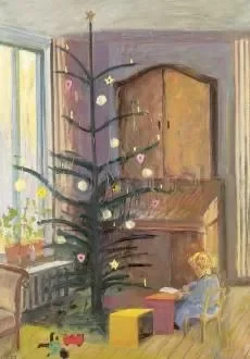 Christmas Morning (1955), Postcard