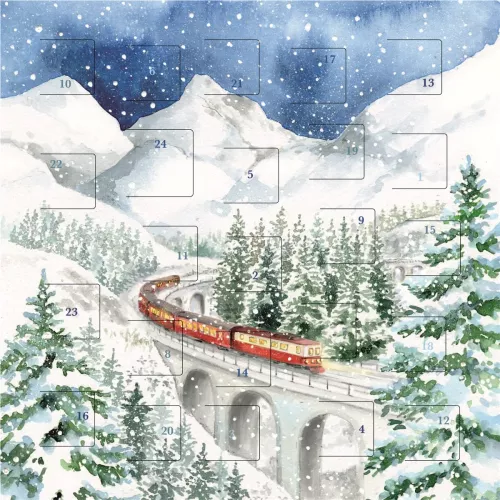 Train, Advent Card