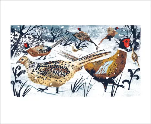 Pheasants by Tom Jay,  Greeting Card