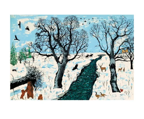 Winter Life by Tim Southall,  Greeting Card
