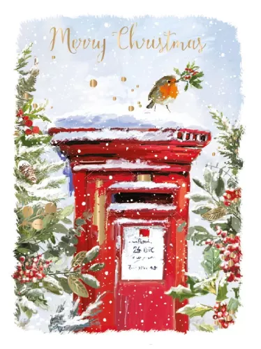 Mail for you, box with 8 Christmas cards
